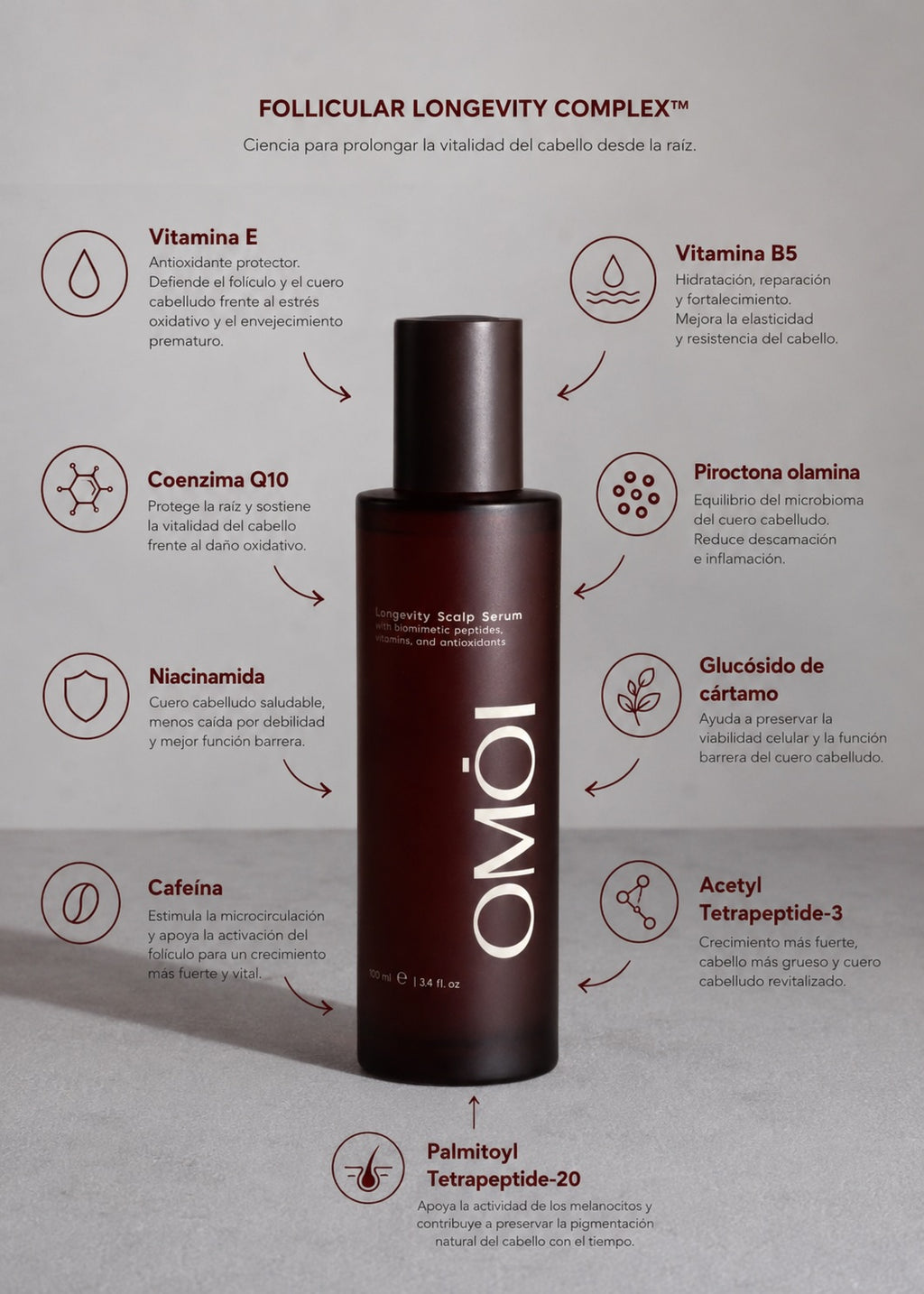 OMŌI Longevity Scalp Serum